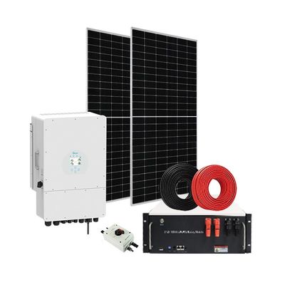 Υβριδικό ηλιακό σύστημα 10 kW εκτός δικτύου για οικιακό και εμπορικό σύστημα αποθήκευσης ενέργειας
