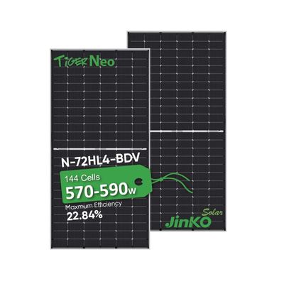 Good Jinko 575 Watt JKM575 N τύπου φωτοβολταϊκού ηλιακού πάνελ για οικιστικές εφαρμογές