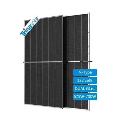 Υλικό ενσωμάτωσης POE/EVA 675W 685W 695W 700W Πίνακες Trina Solar PV για ηλιακές μονάδες