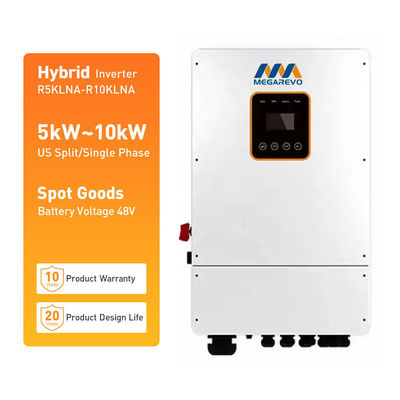 5KW R5KLNA Megarevo Υβριδικός Ηλιακός Μετατροπέας Χωρισμένης Φάσης Οικιακός Ηλιακός Μετατροπέας ΗΠΑ