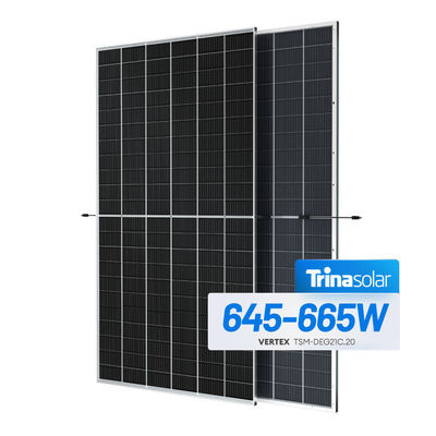 Ηλιακό πάνελ Trina TSM-NEG21C.20 PV Module 675w 680w 685w 690w 695w 700w για το έργο εδάφους