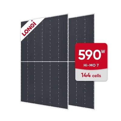Ηλιακοί συλλέκτες Longi Himo 7 550w με πίνακα διασύνδεσης IP68 και ηλιακά κύτταρα κατηγορίας Α