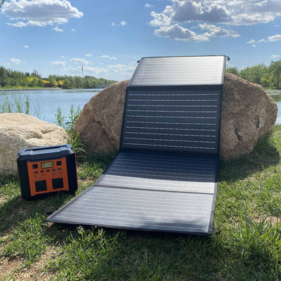 Φορητή ηλιακή γεννήτρια Camping λύση 50W 100W ηλιακό πάνελ για γρήγορη και εύκολη φόρτιση
