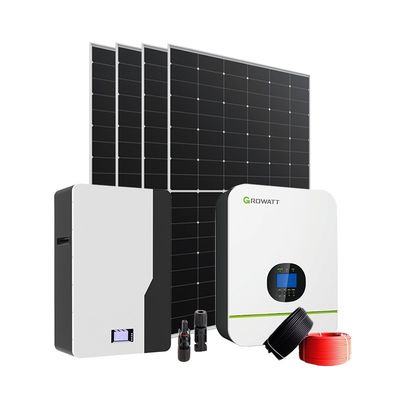 Συστήματα αποθήκευσης ενέργειας 10KW/15KW στο σπίτι που τροφοδοτούνται από ηλιακό πάνελ μονοκρυσταλλικού πυριτίου