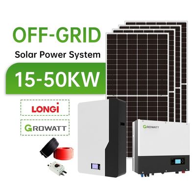 8KW 10KW 12KW 15KW 20KW 30KW Υβριδικό ηλιακό πάνελ εκτός δικτύου