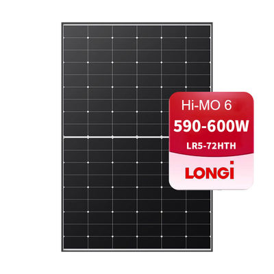 Υψηλής τάσης Himo Hi mo 6 LONGi ηλιακό πάνελ 590W 595W 600W με τεχνολογία μισών κυψελών