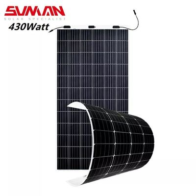 375W 430W Ευέλικτο ηλιακό πάνελ PERC Roll Up Ηλιακά πάνελ για τροχόσπιτα υψηλής απόδοσης