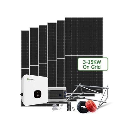 5kw 10kw ηλιακά πάνελ στο δίκτυο ενέργειας για εμπορικά μέσα σε 24 ώρες