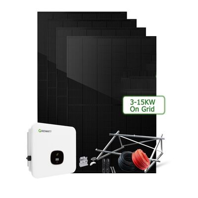 3kw 5kw 6kw 8kw 10kw 15kw On Grid Υβριδικό Ηλιακό Σύστημα Ενέργειας Δωρεάν εγκατάσταση