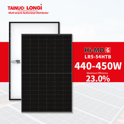 Ηλιακό πάνελ Longi LR5-54HTH 440-450M MONO 182mm N-Type 440W 445W 450W Hi Mo 6 PV Module