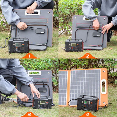 Μοντέλο αναδιπλούμενο 40W 60W 50W 30W 20W 10W 15W Ηλιακά πάνελ Power Bank για υπαίθριο κάμπινγκ