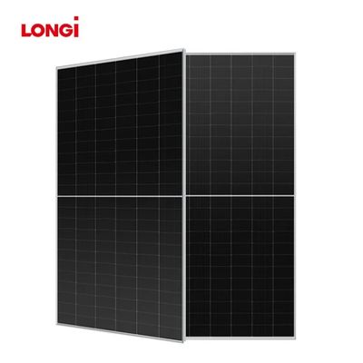 Longi Hi-MO 6X LR5-54HTB 440-450M Πλήρης μαύρος ηλιακός πίνακας 440W 445W 450W για την οροφή του σπιτιού