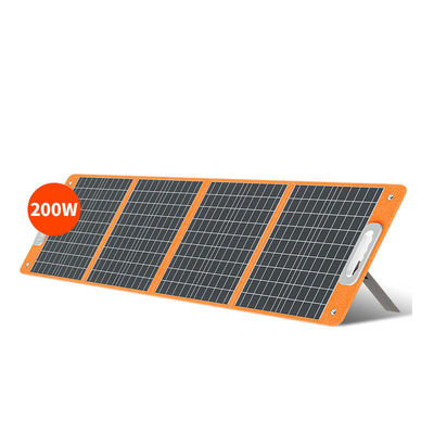 Φορητό Κιτ Ηλιακών Πανελών 100W Με Φορτιστή Τηλεφώνου USB Για Κατασκηνώσεις