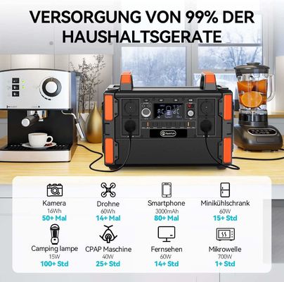 Υψηλής ισχύος 1000W 220V Συστήματα αποθήκευσης ενέργειας