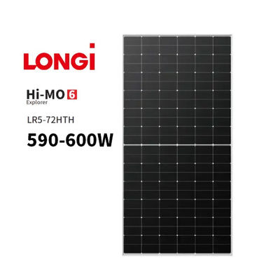Πιστοποιητικό TUV ISO PV CE 600w Δίδυμο σύστημα ηλιακών συλλεκτών τύπου N 550w για οικιακή ενέργεια