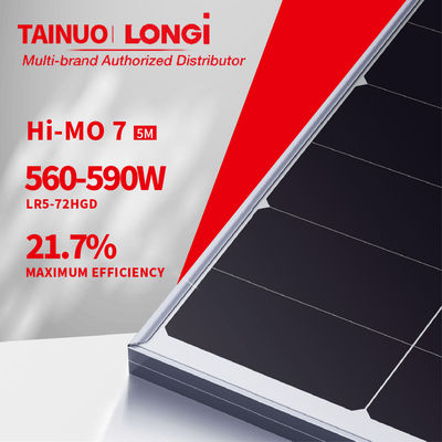 560w Μονοκρυσταλλικό ηλιακό πάνελ μισής κυψέλης 500 Watt με αποδοτικότητα 22,5%
