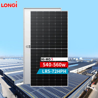 182mm Ηλιακή Μονάδα 540 Watt με 21,7% Πίνακα Απόδοσης και Τρεις Διόδους Junction Box