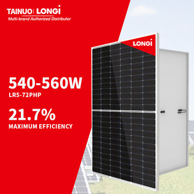 182mm Ηλιακή Μονάδα 540 Watt με 21,7% Πίνακα Απόδοσης και Τρεις Διόδους Junction Box