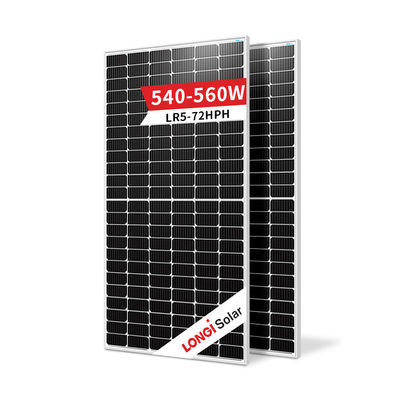 LONGI Ηλιακό Πίνακα Hi-MO5 MLR5-72HBD 540-560M Half Cut Mono Τεχνολογία και Ανταγωνιστική