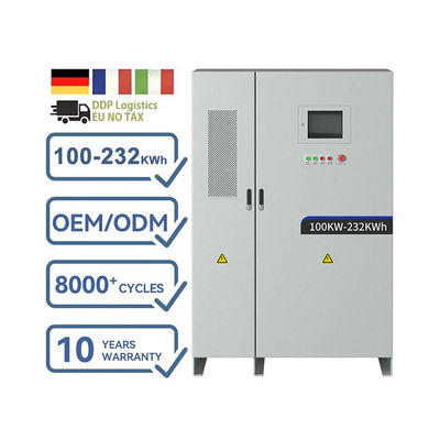 OEM Αποθήκευση ενέργειας 200kwh 400kwh 100KW 200KW Off grid ESS Υβριδική μπαταρία λιθίου Ηλιακό σύστημα παραγωγής ενέργειας