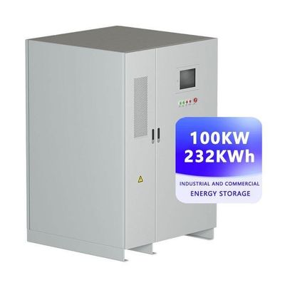 100KVA στην σύνδεση με το δίκτυο Βιομηχανική και εμπορική δεξαμενή αποθήκευσης ενέργειας 232 kWh