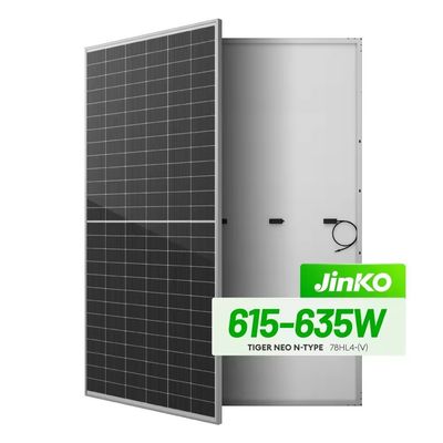 Πλήρες κιτ 580 watts JINKO Διπλό γυαλί ηλιακά πάνελ με ανωτισμένο πλαίσιο από κράμα αλουμινίου
