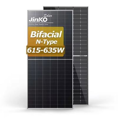 Πλήρες κιτ 580 watts JINKO Διπλό γυαλί ηλιακά πάνελ με ανωτισμένο πλαίσιο από κράμα αλουμινίου