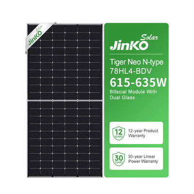 Jinko Tiger Pro 550W 540W Μονοκρυσταλλικά ηλιακά πάνελ JKM540M-72HL4 2465*1134*30mm