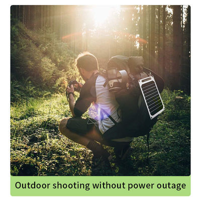 Προσαρμοσμένο 100 PCS 10W Backpacking Ηλιακό Φορτιστή Για Διανομή Εξωτερικής Αποθήκης