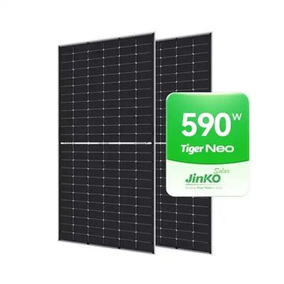 Jinko Solar Tiger Neo Φωτοβολταϊκοί ηλιακοί συλλέκτες τύπου N 590W 585W 580W 575W 570W για ηλιακό σύστημα On Grid