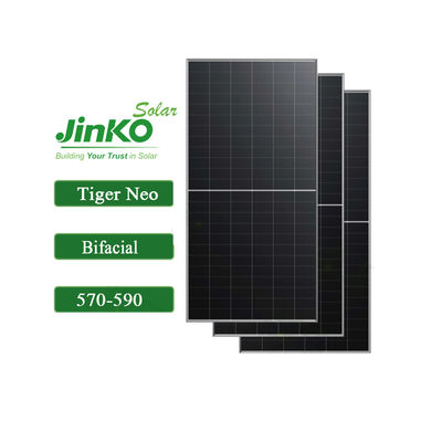 Jinko Solar Tiger Neo Φωτοβολταϊκοί ηλιακοί συλλέκτες τύπου N 590W 585W 580W 575W 570W για ηλιακό σύστημα On Grid