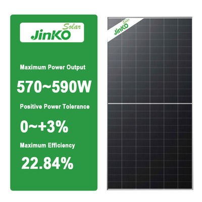 Jinko Tiger Neo N τύπου διπλού γυαλιού 570W 575W 580W 585W 590W ΗΠΑ Αποθήκη διπρόσωπα ηλιακά πάνελ