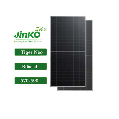 Jinko Tiger Neo 570W-590W Μονοπρόσωπο ηλιακό πάνελ κατάλληλο για διάφορες εφαρμογές