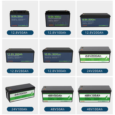 18650 Βαθμός μπαταρίας 12V 24V 50Ah 100Ah Lithium Battery Pack για RV Solar Energy System
