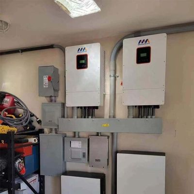 Ηλιακός υβριδικός μετατροπέας 48V Megarevo με παράλληλη λειτουργία 5KW 8KW 10KW μονοφασικός