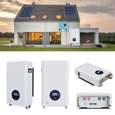 Απόδοση 48V/51.2V 100Ah 5KW 10KW 20KW Ηλιακή μπαταρία με 10 και επικοινωνία RS485