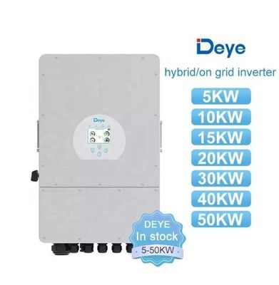 Deye 5Kw 6Kw 8Kw 10Kw 12Kw Υβριδικός Ηλιακός Μετατροπέας Sun-12k-sg04lp3-eu 3 Φάσης με MPPT