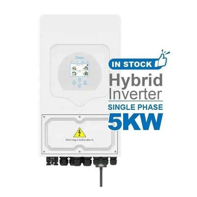 Ενιαία Φάση Deye Sun-5k-sg03lp1-eu 3.6KW WIFI Συμπεριλαμβανομένου Υβριδικού Ηλιακού Μετατροπέα 5KW 6KW