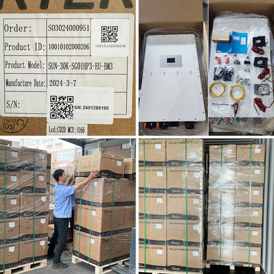Deye SUN-30K-SG01HP3-EU-BM3 Υβριδικός μετατροπέας υψηλής τάσης για εγκαταστάσεις ηλιακής ενέργειας
