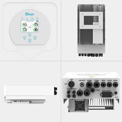 50kW DEYE SG01HP3 Ηλιακός μετατροπέας Τρεις φάσεις υβριδικός μετατροπέας για αποθήκευση ηλιακής ενέργειας