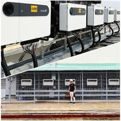 110kw 120kw 125kw On Grid Ηλιακός υβριδικός μετατροπέας Growatt MAX 125KTL3-X LV