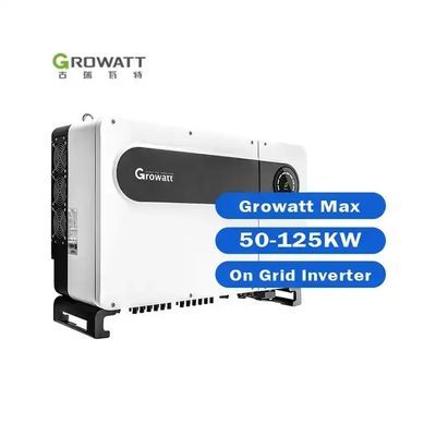 Growatt MAX 100-125KTL3-X LV Τριφασικός μετατροπέας 84KG Τύπος εξόδου και σύνδεση WiFi