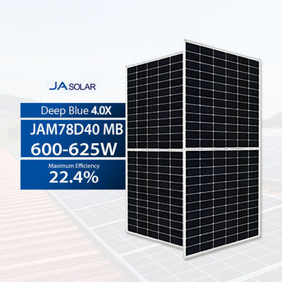 JA Solar JAM78D40 MB 600 605 610 615 620 625W Διπρόσωπο ηλιακό πάνελ με διπλό γυαλί