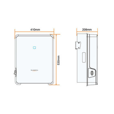 SG10T-CN 20KW 10KW 15KW 30KW 50KW Ηλιακός μετατροπέας στο δίκτυο με επικοινωνία WiFi / GPRS