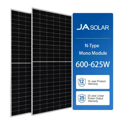 Topcon Bifacial Mono Solar Panel 500W 600W 700W με τετράγωνο ανωτισμένου αλουμινίου