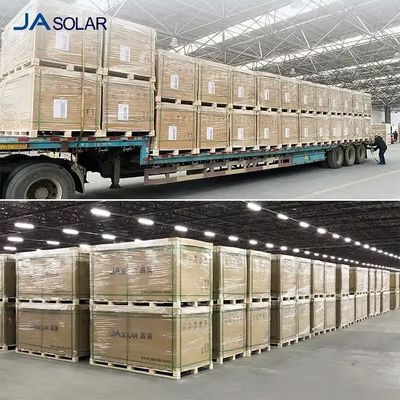JA Ηλιακό πάνελ Mono 590W 595W 600W 605W 610W 615W με υψηλή αποδοτικότητα μετατροπής