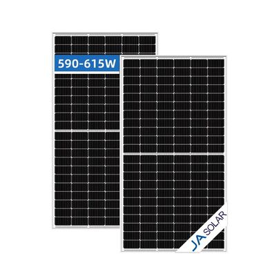 JA 590W 595W 600W Μονοηλιακό Πίνακα 605w 48v Γερμανία 610 Watt 615wp 600w ΦΩΤΙΚΗ Μονάδα