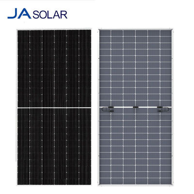 JA Solar 590-615W Trend Διπλό γυάλινο ηλιακό συλλέκτη ηλιακής ενέργειας μισό κύτταρο διπρόσωπο ηλιακό συλλέκτη
