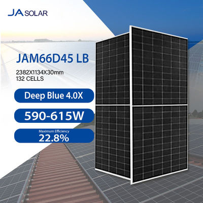 590W 595W 600W 605W 610W 615W N τύπου ηλιακά πάνελ με ανωτισμένο πλαίσιο από κράμα αλουμινίου