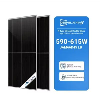 JA SOLAR 615W Bificial ηλιακοί συλλέκτες με μισό κύτταρο